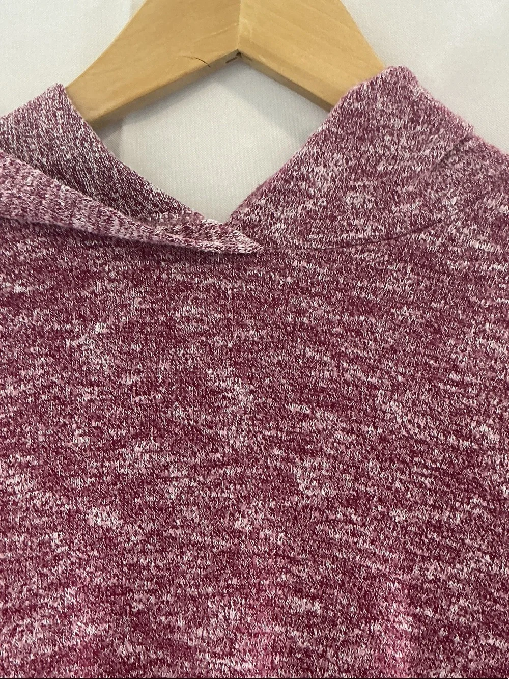 Old Navy Marled Mauve Hoodie with Front Tie